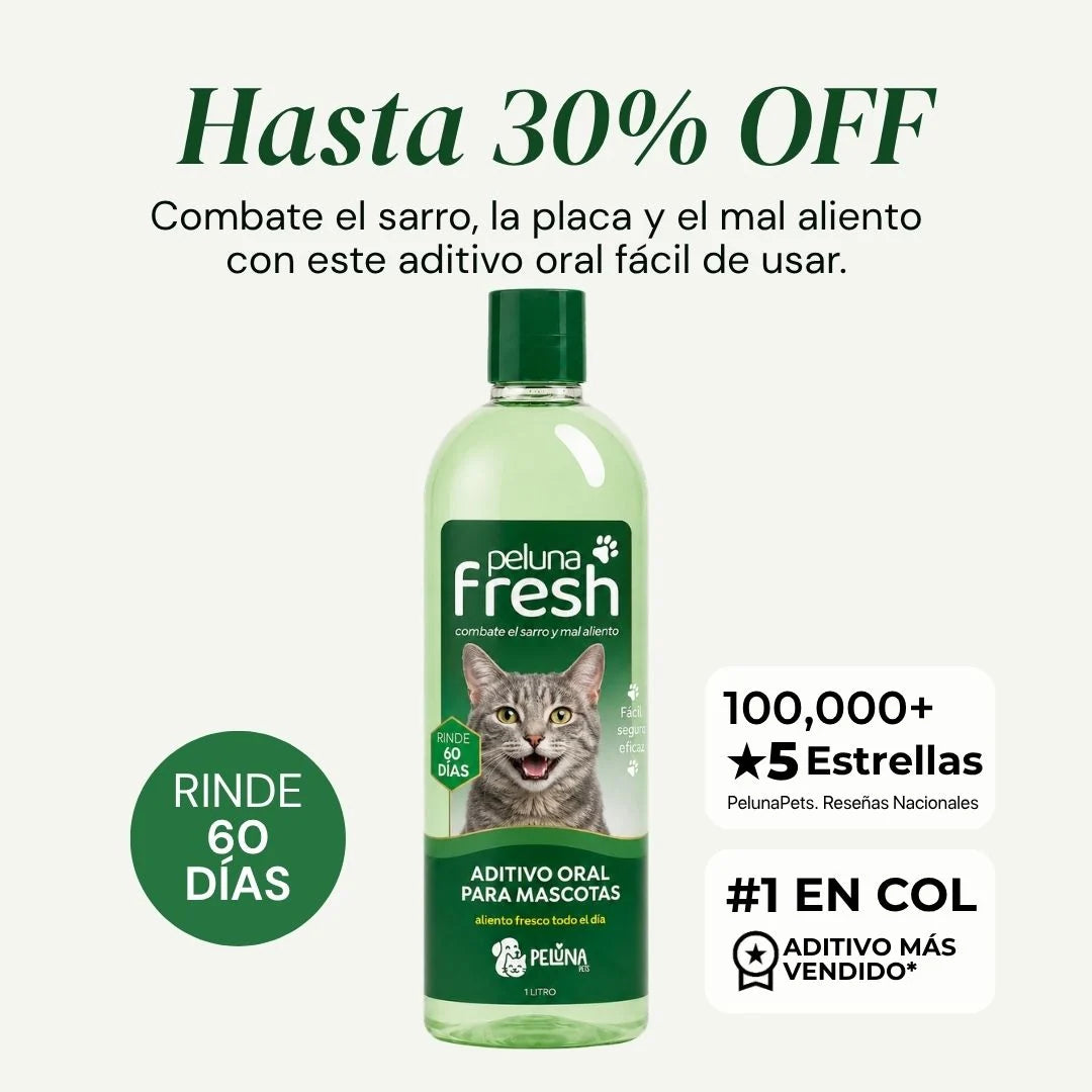 Peluna Pets Fresh | Aditivo Dental para Gatos