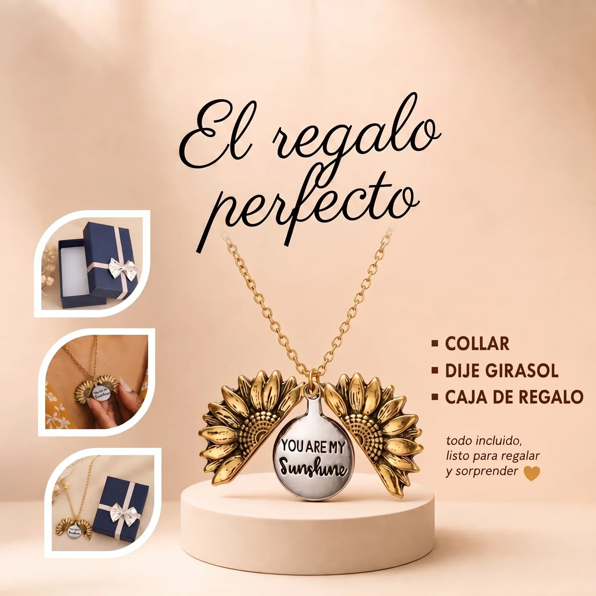 ✨Collar + Dije + Caja🎁